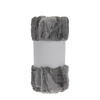 H s karierter Fleecemantel grau 130x150cm