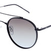 Sonnenbrille Unisex 84108 Katze. 3 Metall schwarzes Braun grau