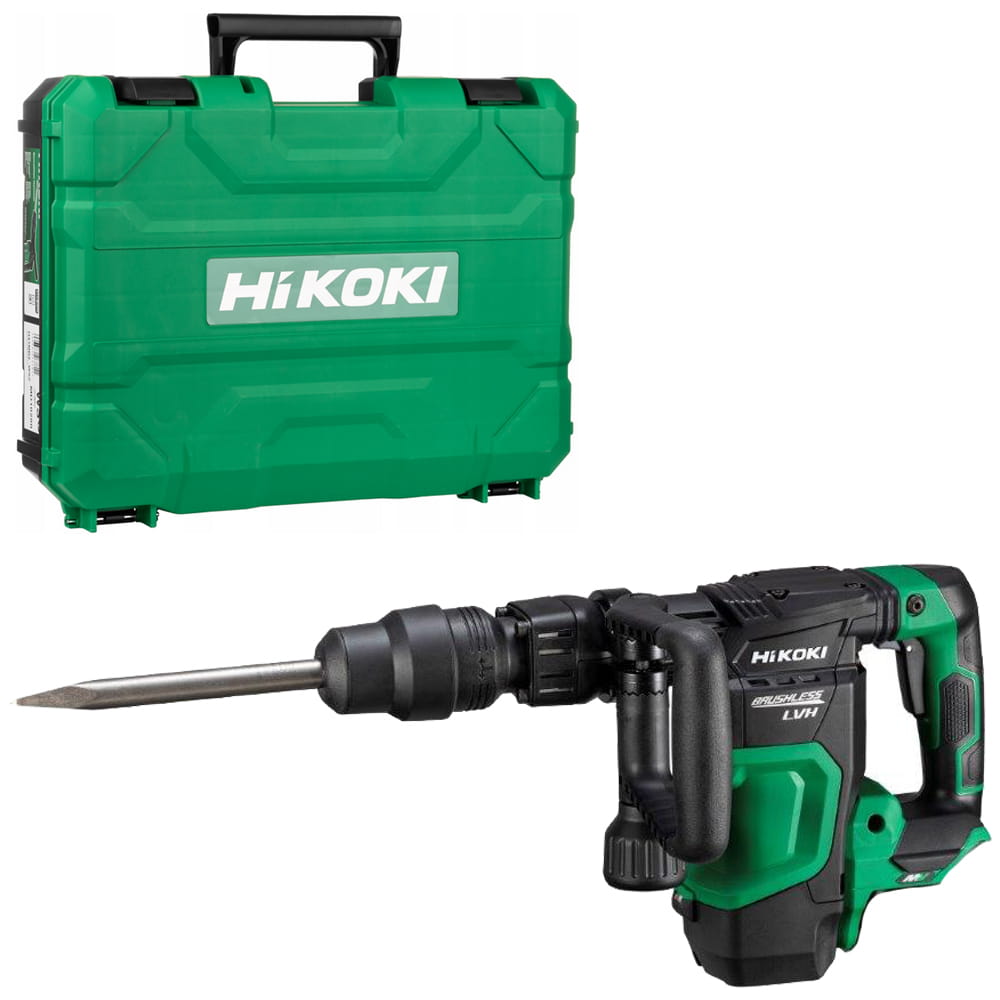 Hikoki h3641da w2z Akku-Abbruchhammer | 36 v 6,8 Jahre | sds-max | ohne Ladegerät und Batterien | Kunststoffgehäuse - h3641daw2z