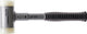 Halder Kunststoffhammer | Länge 305 mm Hauptd. 45mm | Stahlrohr rückstoßfrei | hartes Nylon weiß | 1 Stück - 3377.045 3377.045