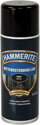 Hammerite hitzebeständiger Lack | matt | schwarz | Spray - 5093640