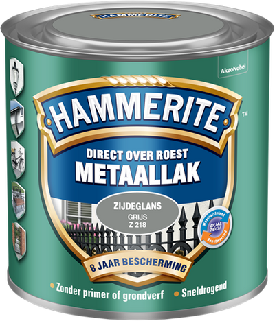 Hammerite Metalllack seidenglänzend | grau | z218 | 250 ml – 5123986
