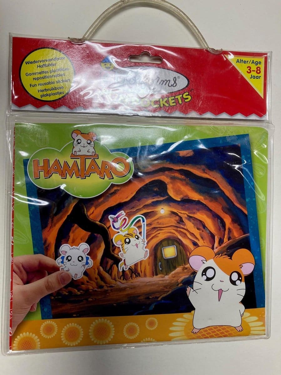 Hamtaro -Fensteraufkleber wiederverwendbar