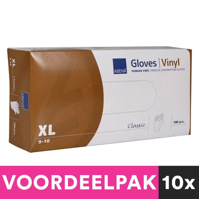 Vordere Friseure Pulver -freie Vinylhandschuhe Größe extra großer 100 Stück Rabattpaket