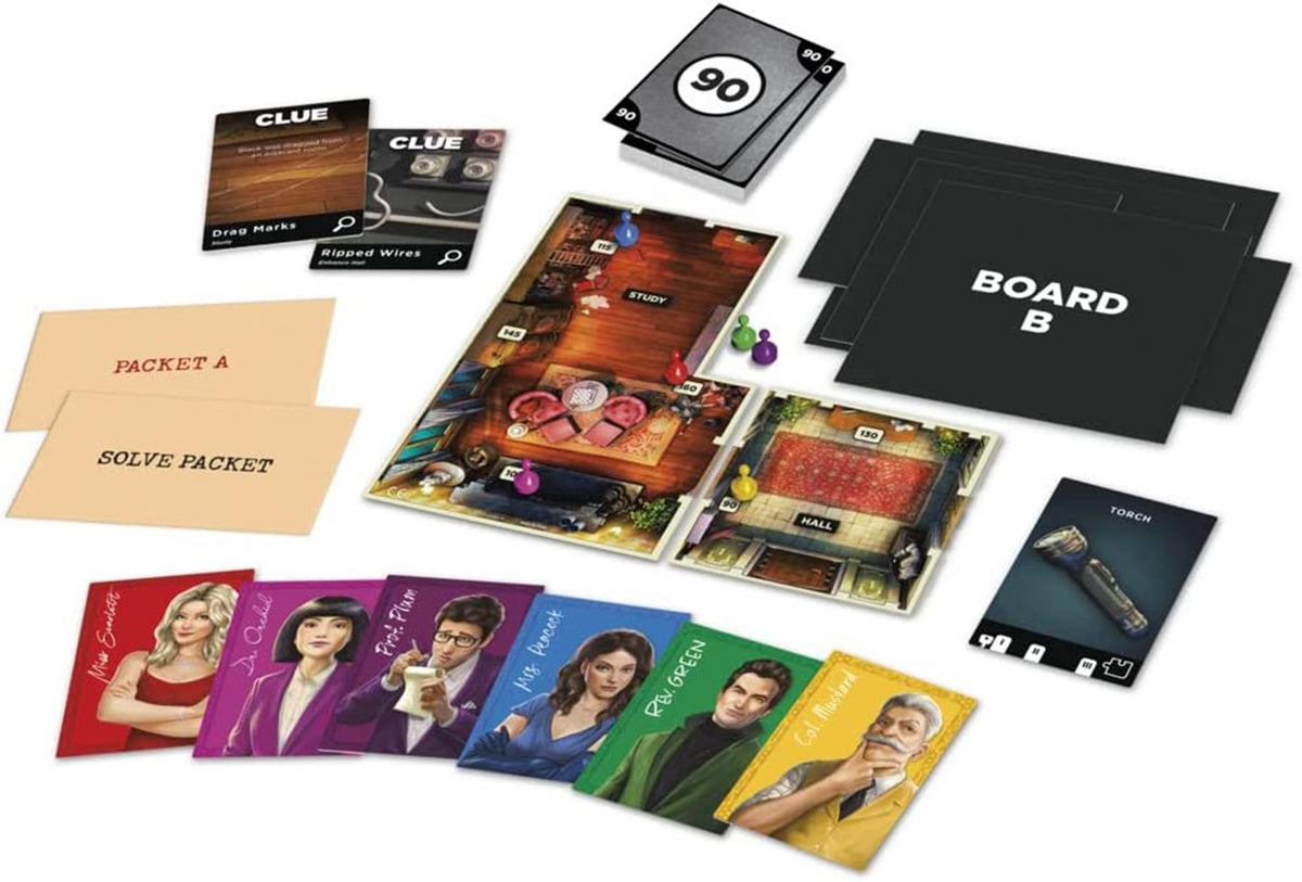 Hasbro Cluedo Flucht Verrat im Slot Swaenesteyn Brettspiel