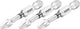 Hazet Bit 2216nslg-pz2 3 1 4 Zoll (6,3 mm) Sechskant Vollpozidriv-Profil PZ 3-teilig SW PZ2