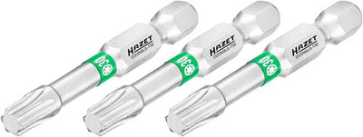 Hazet Bit 2223nslg-t30 3 · 1 4 Zoll (6,3 mm) zeskant massiv · Innen-Torx®-Profil · 3-delig · sw t30