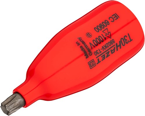Hazet Steckschlüsseleinsatz isoliert 8802kv-t30 3 8 Zoll (10 mm) Vierkant-Hohl-Innen-Torx®-Profil SW T30