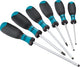 Hazet Schraubendreher-Set 810spc 6 – Schlitzprofil, Kreuzschlitzprofil PH – 6-teilig – 0,5 x 3,0 – 1,2 x 6,5 – PH1 – PH2
