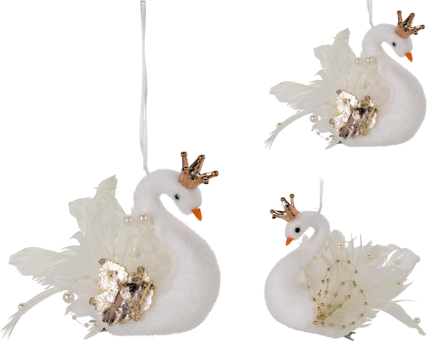 Home Styling Deko-Schwan zum Aufhängen, 17 cm