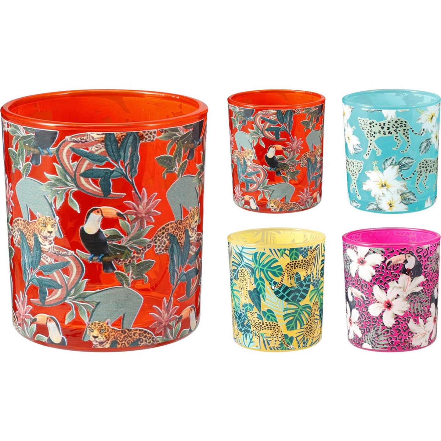 Home Styling Teelichthalter Dschungel 7x7cm