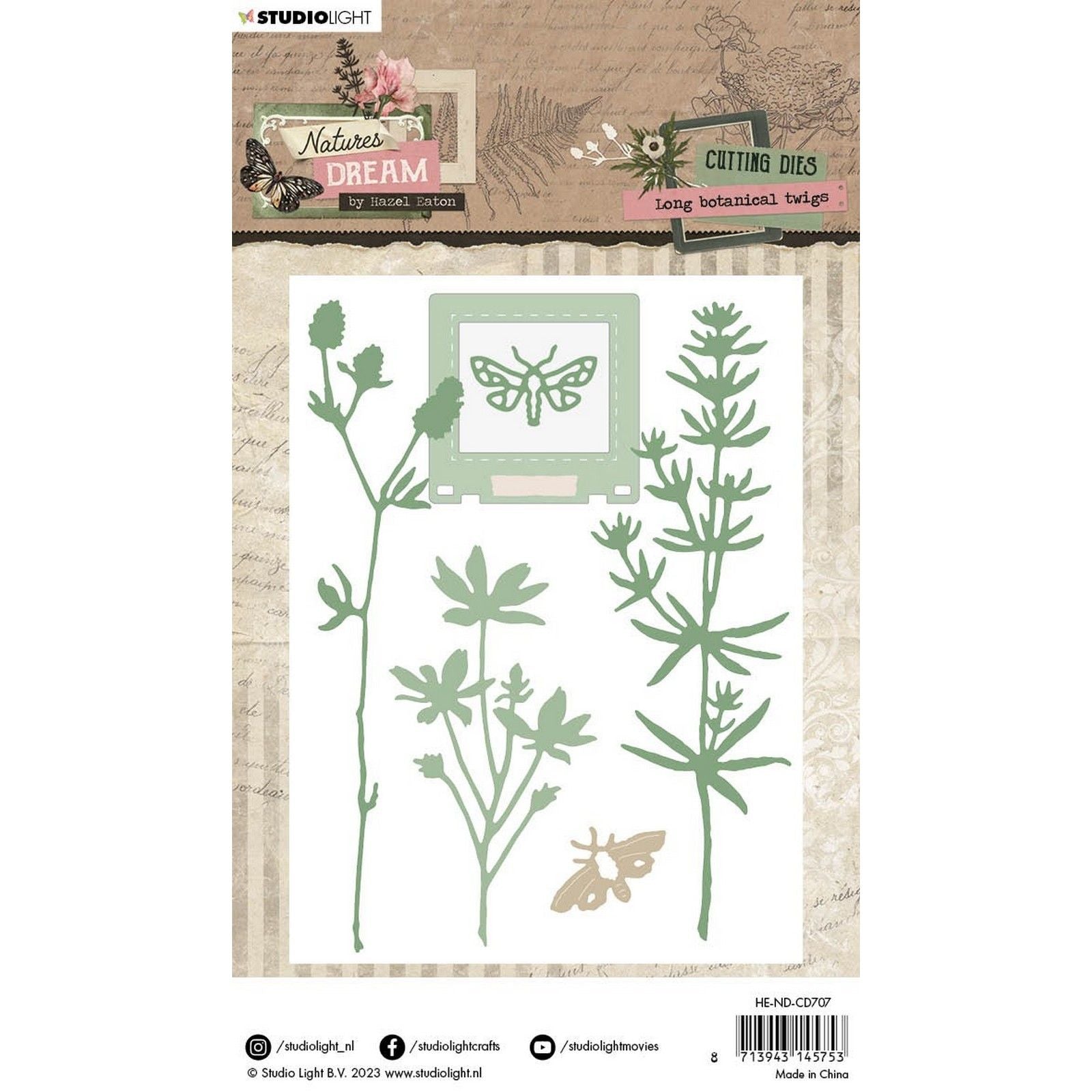 Studiolicht • Naturtraum-Stanzformen, lange botanische Zweige