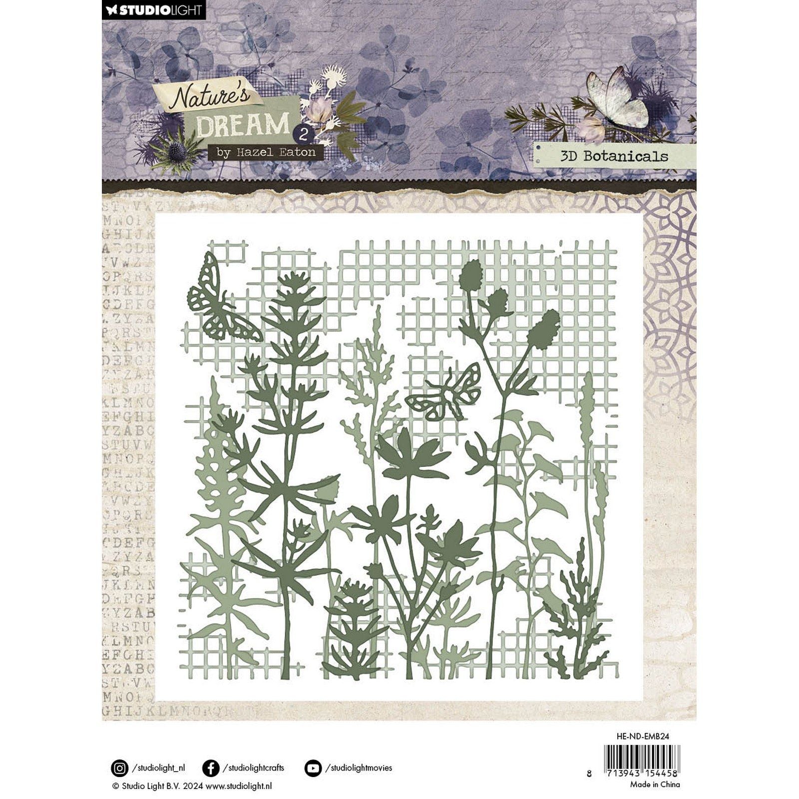 Studiolicht • Nature's Dream 2 Prägefolder 3D Botanicals