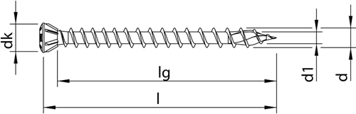 Heco -topix-plus 3,5 x 60, Boden scr, lk, t10, vvd, vz; 200 Stück – hc60346