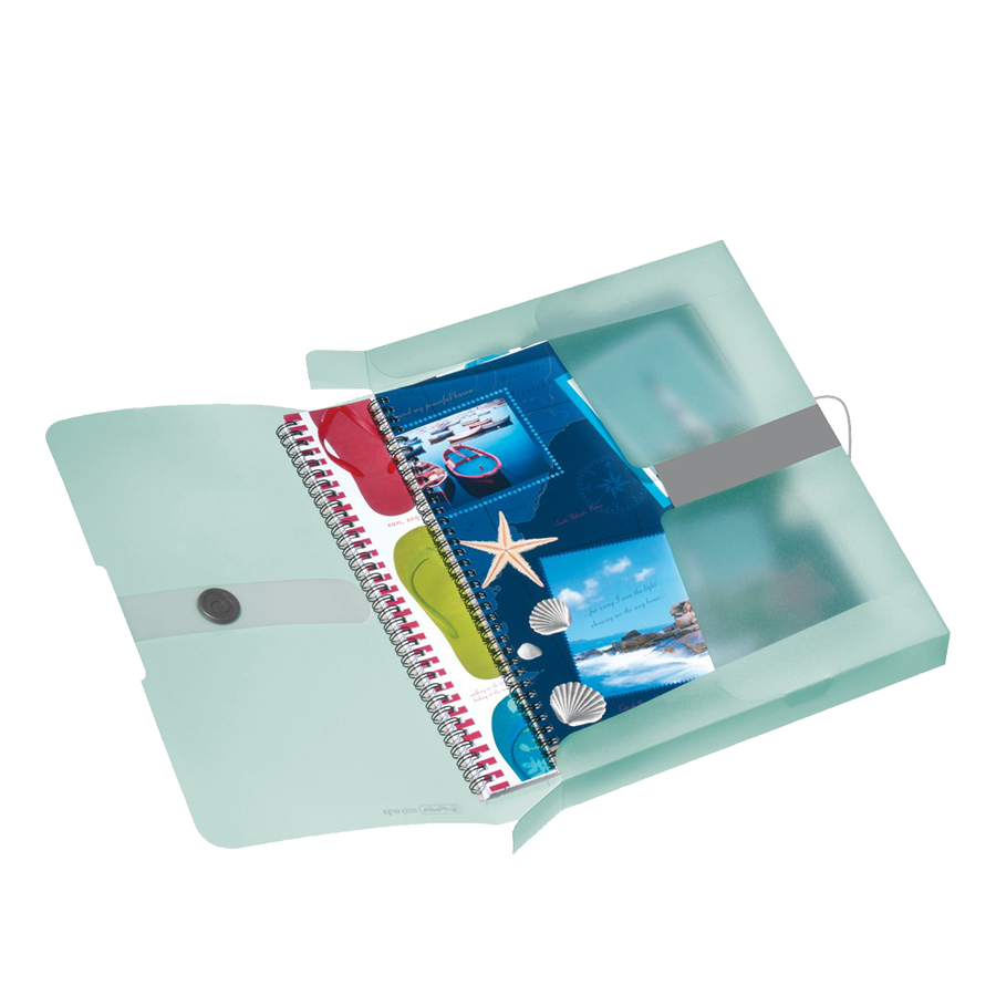 Herlitz Dokumentenbox A4 4cm Pastell Mint