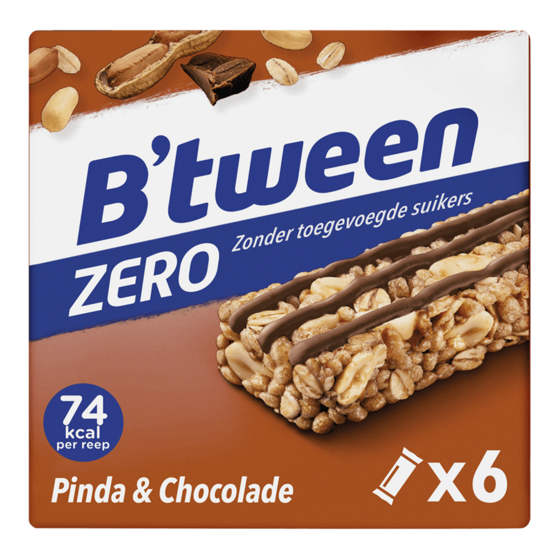 Hero B'tween Zero Erdnussschokolade 20gr (10x 6er-Pack)