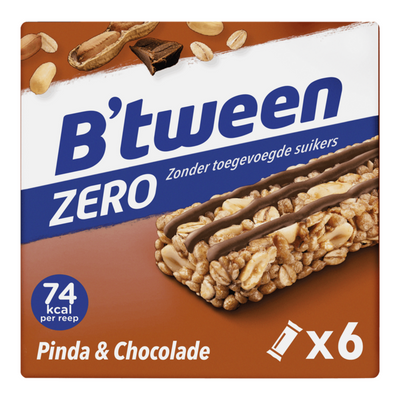 Hero B'tween Zero Erdnussschokolade 20gr (10x 6er-Pack)