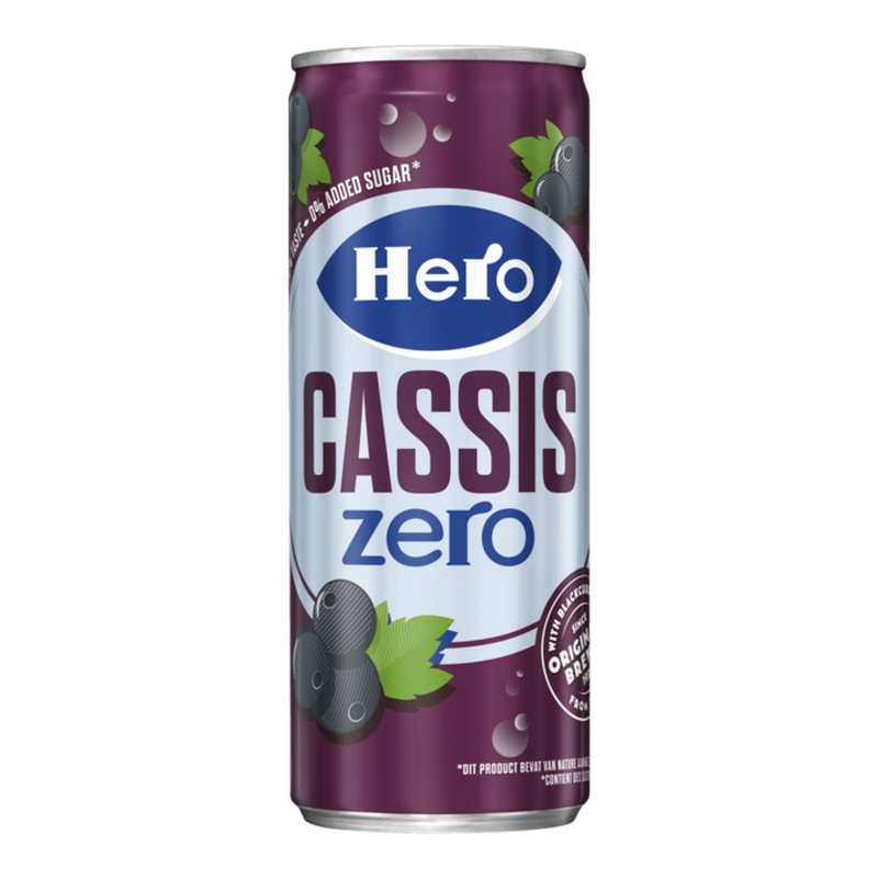 Hero kleine Cassis Zero Dose (24x 250ml)