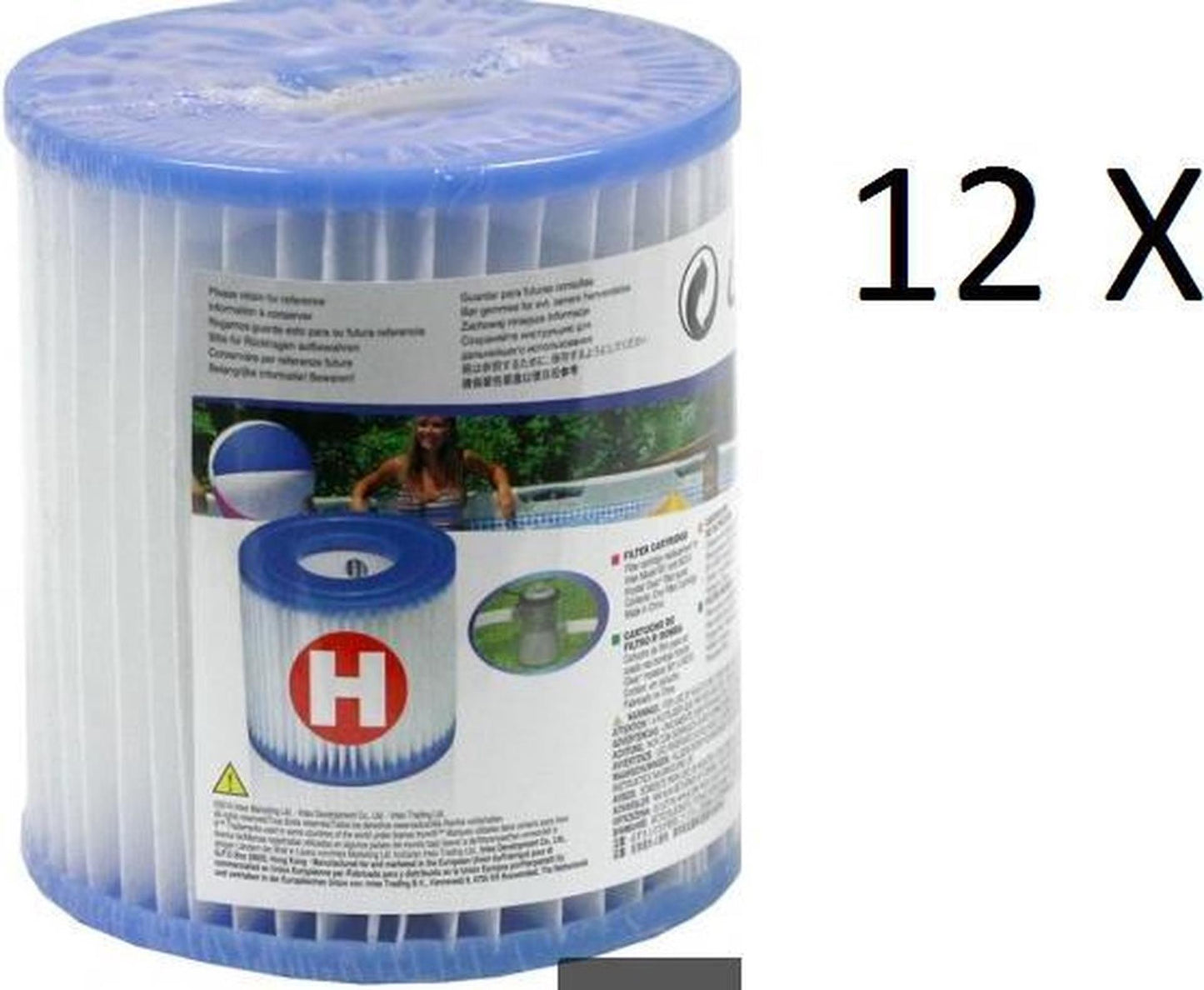 Intex h Filterkartusche pro 12 Stück