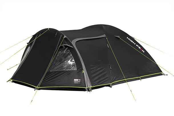 Familienzelt Meso 4-Personen 360 x 240 x 130 cm Schwarz