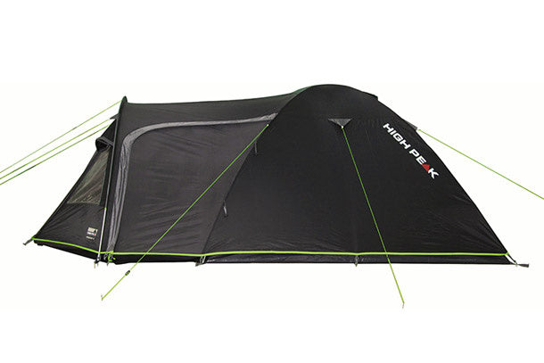 Familienzelt Meso 4-Personen 360 x 240 x 130 cm Schwarz