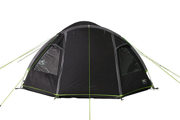Familienzelt Meso 4-Personen 360 x 240 x 130 cm Schwarz