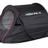 High Peak Vision 2.0 Popup-Zelt 2-Personen 235 x 140 cm Schwarz