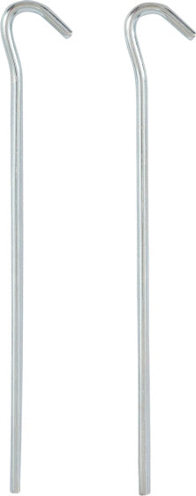 Highlander Zeltstifte 18 cm Stahl 10 Stück Silber