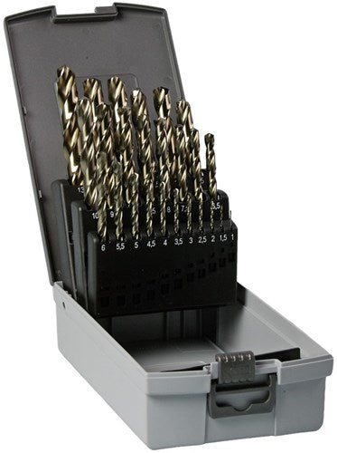 Hikoki Zubehör 25-teilige Kassette HSS-CO DIN 338 Bohrer – 780699