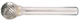 Hikoki-Zubehör 6 mm HM-Frässtift D-8x6 52 - 780747