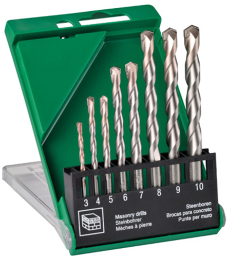Hikoki Zubehör Bohrerset Stein Beton Multipack 3 4 5 6 7 8 9 und 10 mm – 780899