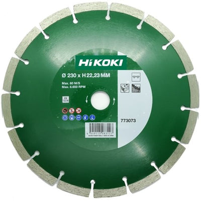 Hikoki Zubehör Diamantsägeblatt 230 x 22,2 x 7 mm Typ Universal gesintert – 752805