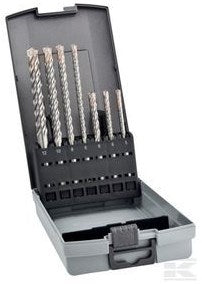 Hikoki Zubehör SDS-Plus HM 4-Schneider Hammerbohrer-Set 7-teilig in Kassette 783391