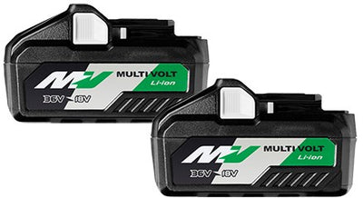 Hikoki bsl36b18 Doppelpack Batterien Multivolt B | 2x mv-b 36v 4,0ah 18v 8,0ah - 375575