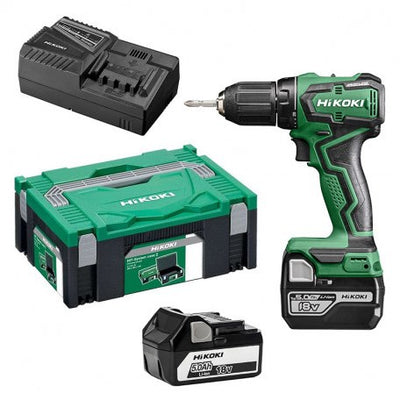 Hikoki ds18ddwpz | Akku-Bohrschrauber 18V | 55nm | inkl. 2x 5,0-Ah-Akkus und Ladegerät – ds18ddwpz