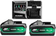 Hikoki uc18ysl3wjz Booster Pack Multi-Volt – 2 x 8 Ah 18 V 4 Ah 36 V + Schnellladegerät uc18ysl3 – uc18ysl3wjz