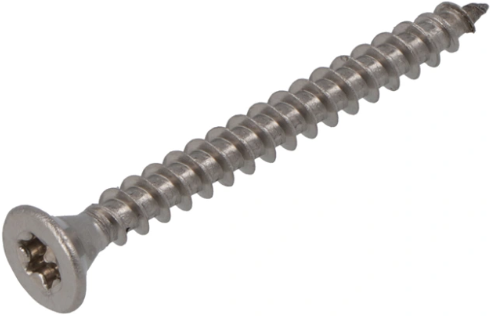 Hoenderdaal Spanplattenschraube Edelstahl-A2 Flachkopf Vollgewinde Torx Tx20 4,0x40 | 200 Stück - 0206.30.25603