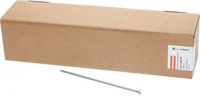 Hoenderdaal Spanplattenschraube verzinkt Flachkopf Teilgewinde Torx TX25 6,0x180 70 | 100 Stück - 0206.01.51301
