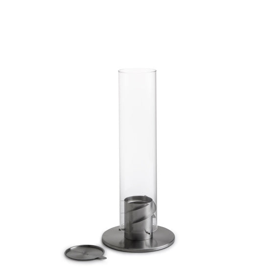 Höfats Spin 120 Atmosphäre Lantern Edelstahl 23 x 54 cm Silber