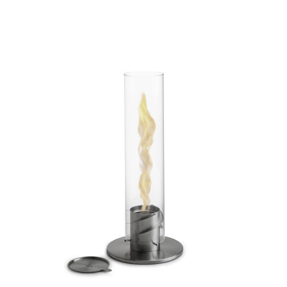 Höfats Spin 120 Atmosphäre Lantern Edelstahl 23 x 54 cm Silber