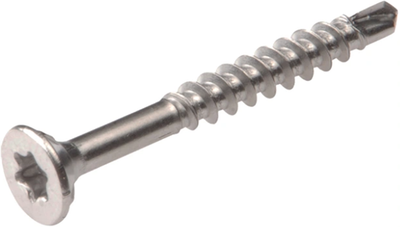 Homefix Hartholzschraube Edelstahl-410 PK Torx TX25 5,0x50 | 30 Stück - 6701.60.34050