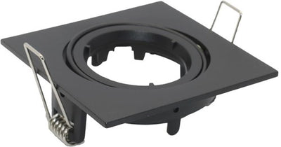 Hope Einbaustrahler 50mm verstellbar quadratisch mattschwarz - 5013203