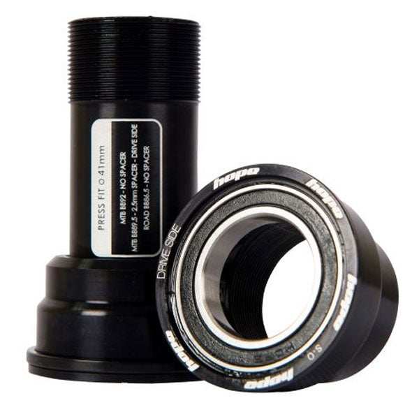 Hope BB Pressfit 41 mit Edelstahllagern schwarz
