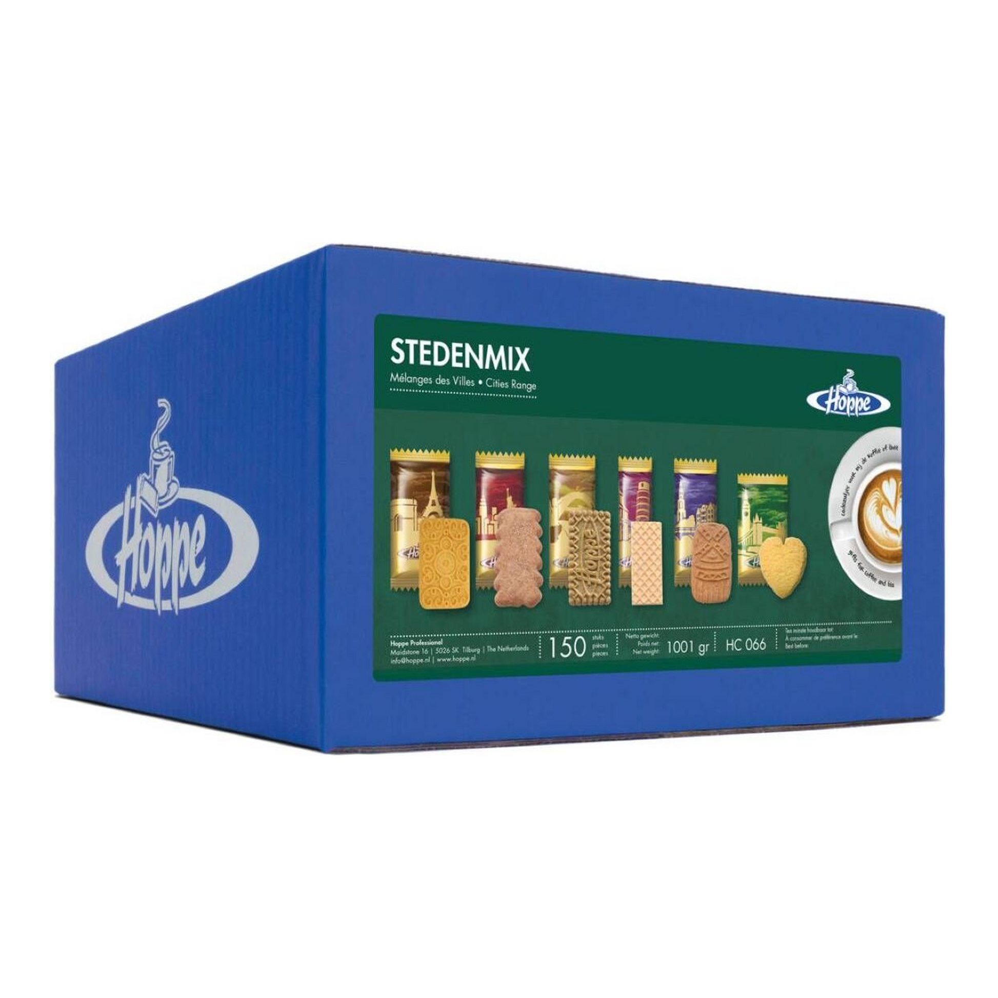 Hoppe Kaffeekekse Stadtmischung (150 Stück)
