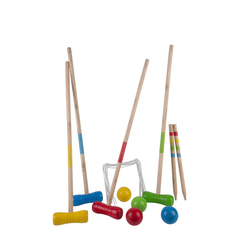 Holzkrocket Set für 4 Spieler