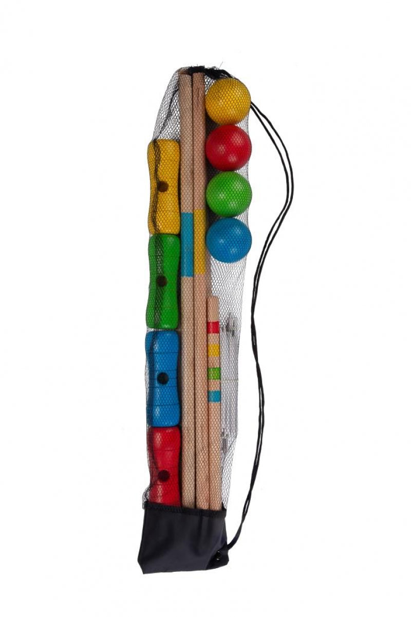 Holzkrocket Set für 4 Spieler