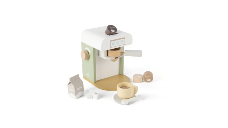 Dantoy Holzkaffeemaschine XL 13-teilig im Karton
