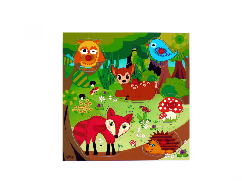 Hess Holzpuzzle Waldtiere
