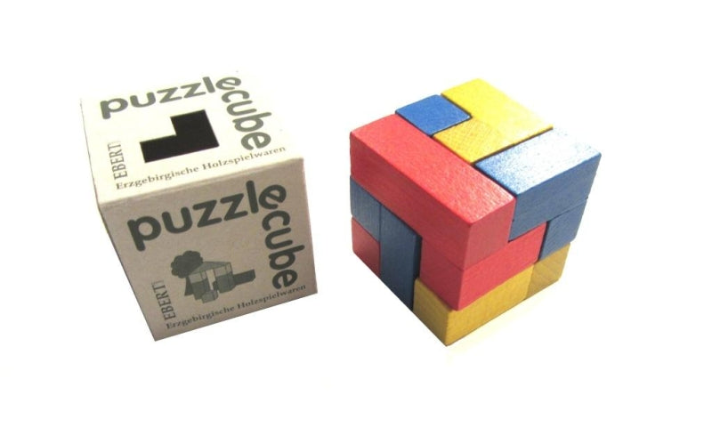 Ebert Holzpuzzlewürfel (farbig)