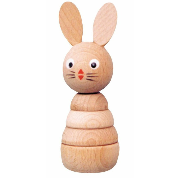 Miva Holz-Stapelring Hase (natur)